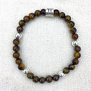Gemini Tiger Eye Crystal Bracelet 