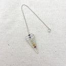 7 Chakra Stone Pendulum - East Meets West USA