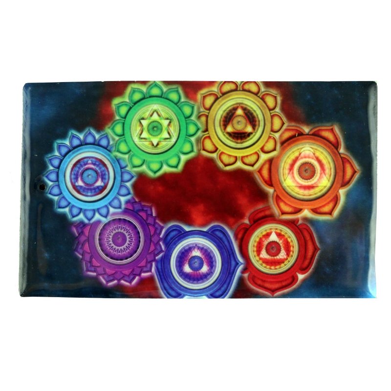 7 Chakras Wooden Incense Holder - East Meets West USA