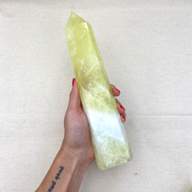 772g Natural Layered Citrine - East Meets West USA