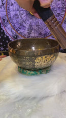 Sri Yantra Carved Singing Bowl