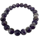 8mm Chevron Amethyst Bracelet - East Meets West USA
