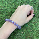 8MM Chevron Amethyst Bracelet - East Meets West USA