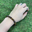 8MM Tri-Color Tiger Eye Bracelet - East Meets West USA