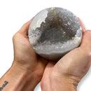 906g Open Face Agate Druzy Sphere - East Meets West USA