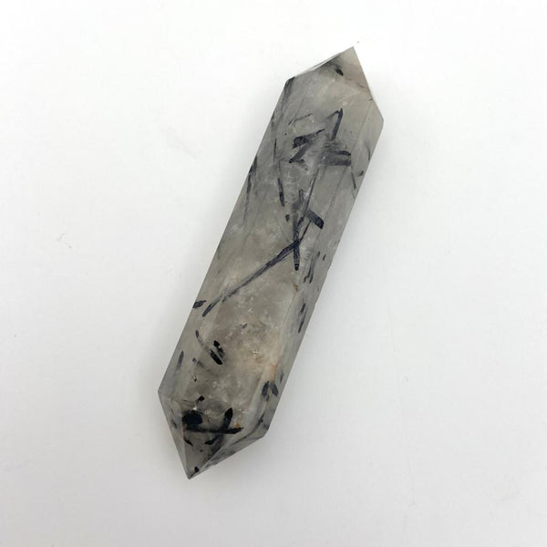 90g Double Terminated Tourmaline in Quartz Point - East Meets West USA