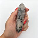 90g Double Terminated Tourmaline in Quartz Point - East Meets West USA