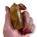 90g Yellow Fluorite Point - East Meets West USA