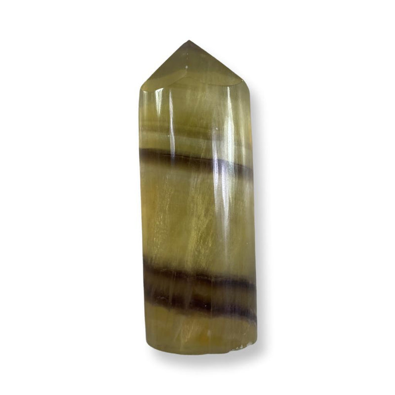 95g Yellow Fluorite Point - East Meets West USA