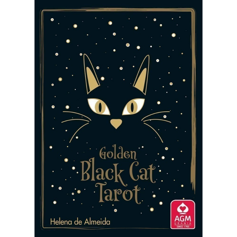 Golden Black Cat Tarot Deck