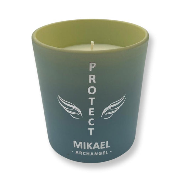 Archangel Micheal Glass Votive Candle - East Meets West USA