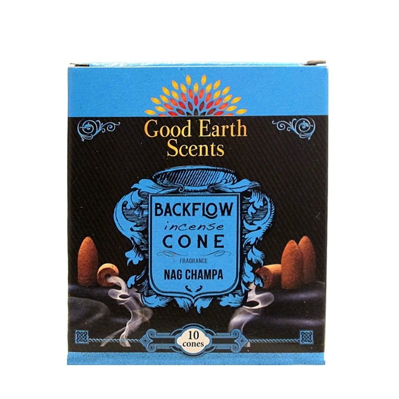 Backflow Nag Champa Incense Cones - East Meets West USA