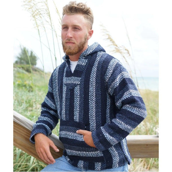 Navy Blue Baja Sweater