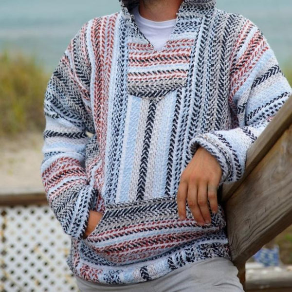 Pastel Terracota Baja Sweater East Meets West USA
