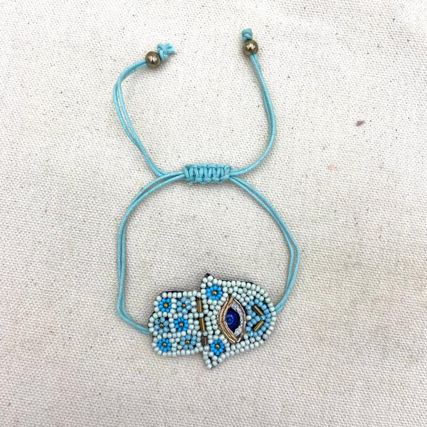 Beaded Hamsa Bracelet - East Meets West USA