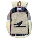 Mystical Black Bird Canvas Backpack