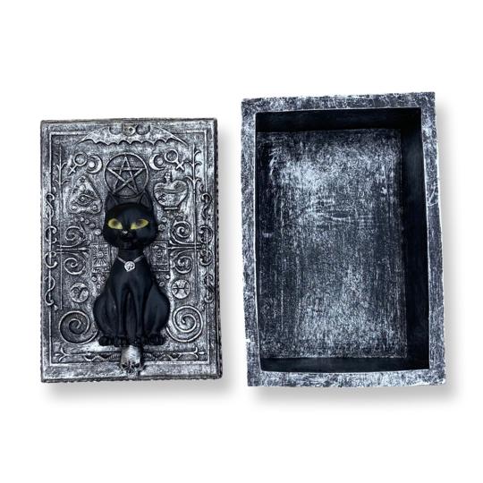 Black Cat Trinket Box - East Meets West USA