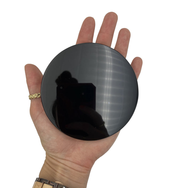 Black Obsidian Scrying Mirror - East Meets West USA