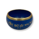 Blue Sanskirt Singing Bowl - East Meets West USA