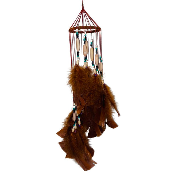 Brown Feather Wall Hanging - East Meets West USA