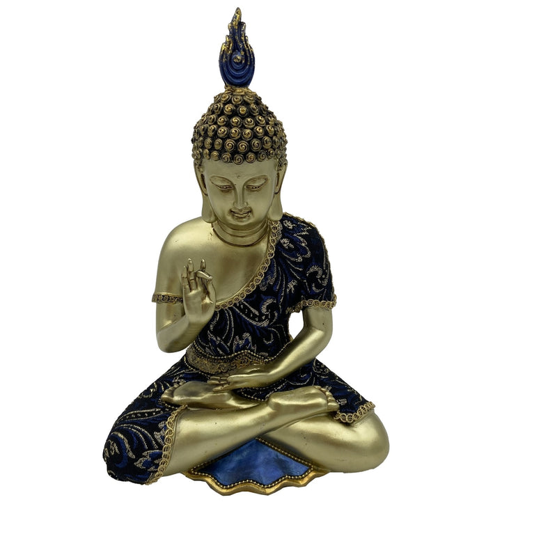 Buddha in Blue & Gold - East Meets West USA