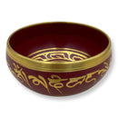 Burgundy Sanskirt Singing Bowl - East Meets West USA