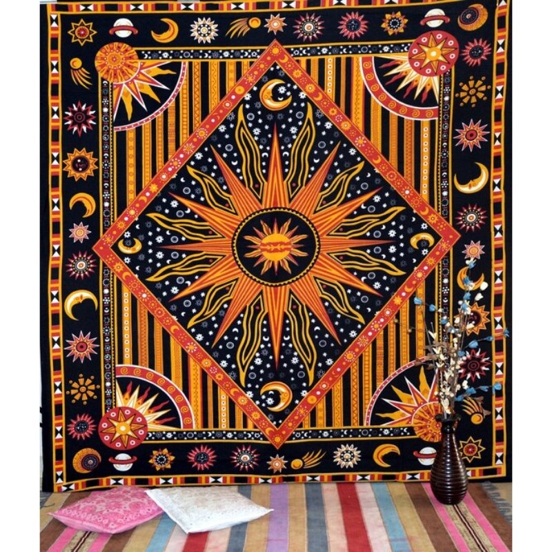 Burning Sun Tapestry - East Meets West USA