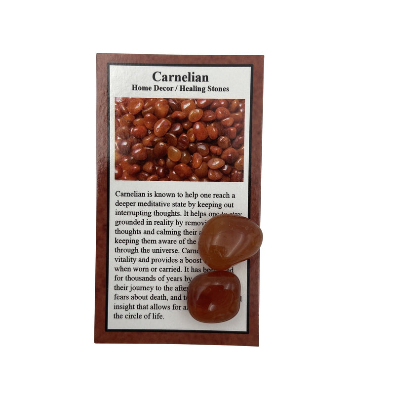 Carnelian Information Card - East Meets West USA