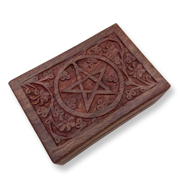 Carved Pentacle Box - East Meets West USA