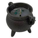 White Sage Cast Iron Cauldron Candle