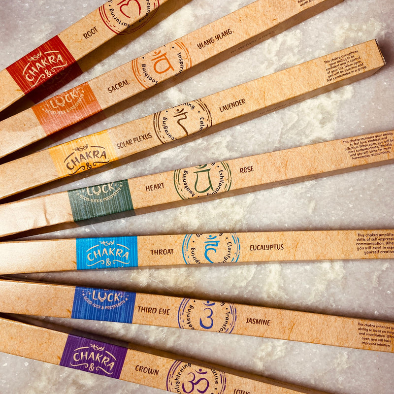 Chakra Incense Sticks Set - East Meets West USA