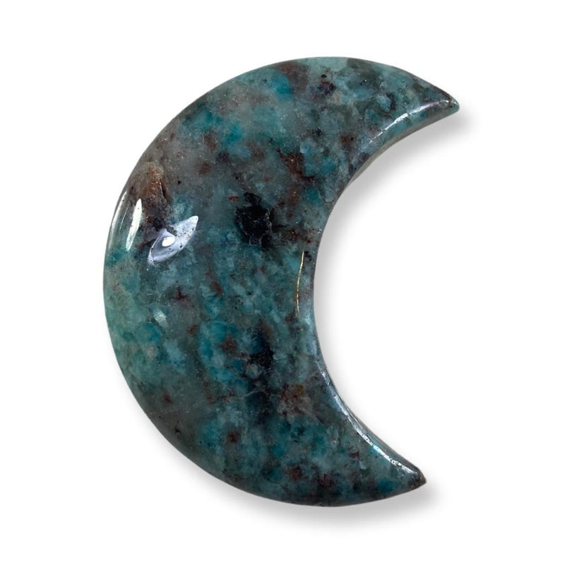 Chrysocolla Crescent Moon - East Meets West USA