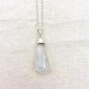 Clear Quartz Pendulum Necklace - East Meets West USA