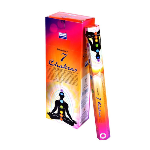 Darshan Seven Chakra Incense Sticks - East Meets West USA