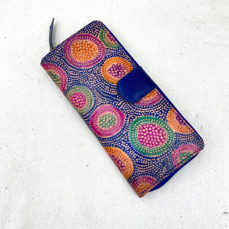 Faux Leather Print Wallet - East Meets West USA