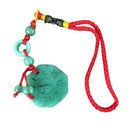 Feng Shui Hand Carved Jade Luck Charm - East Meets West USA