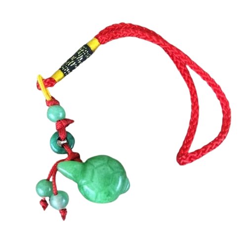 Feng Shui Hand Carved Jade Luck Charm - East Meets West USA