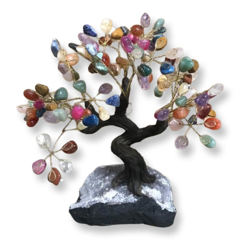 Feng Shui Polished Chakra Crystal Tree - East Meets West USA