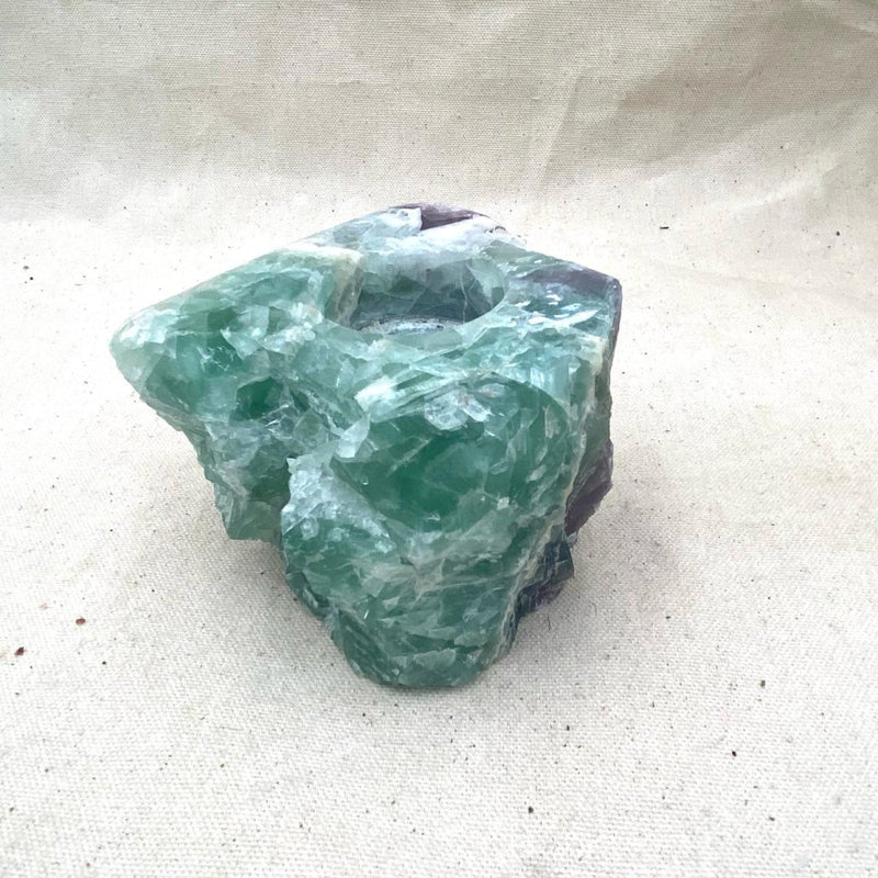 Fluorite Tealight Candle Holder - East Meets West USA