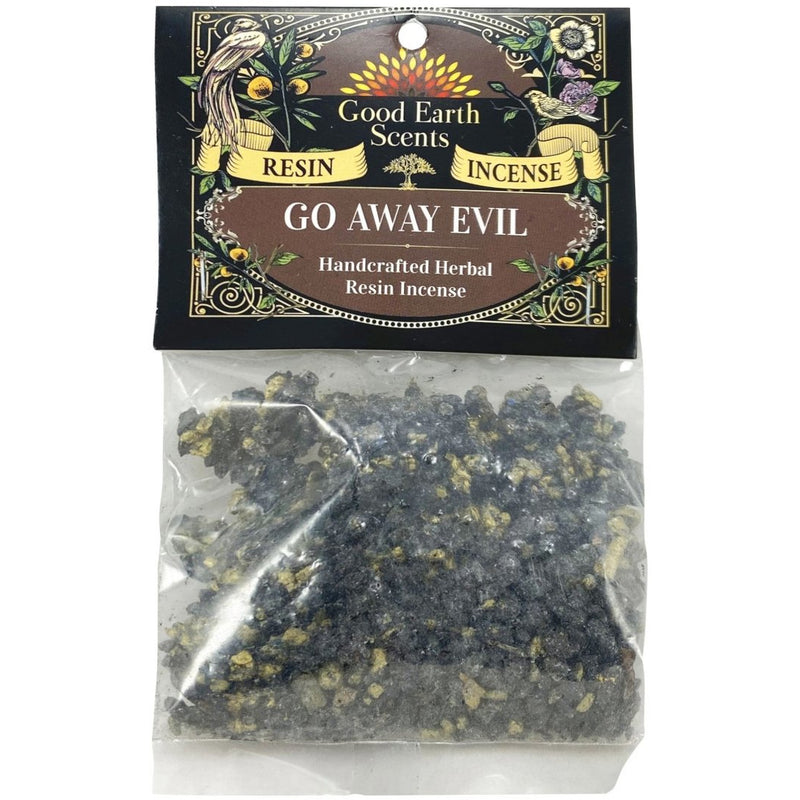 Go Away Evil Resin Incense - East Meets West USA