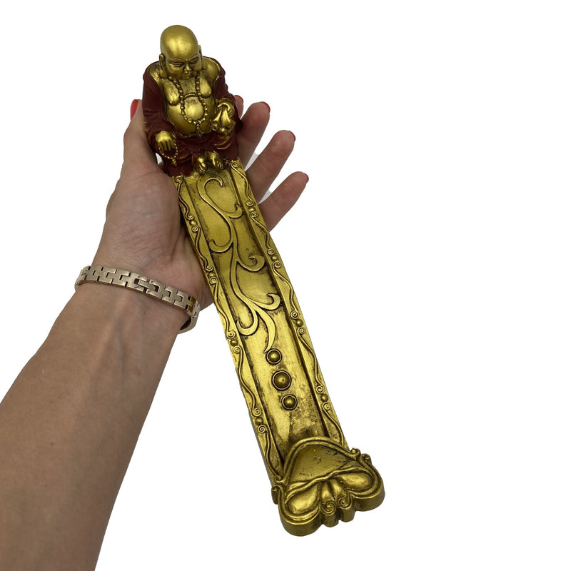 Gold Ornate Buddha Incense Burner - East Meets West USA
