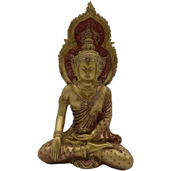 Gold Thai Buddha Figurine - East Meets West USA