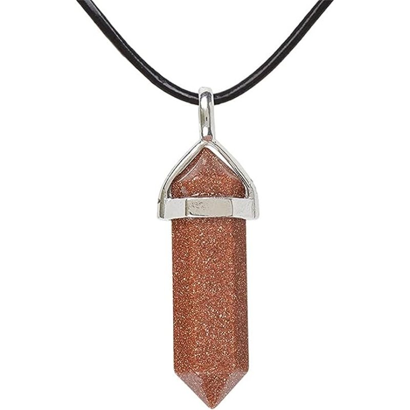 Goldstone Point Pendent Necklace - East Meets West USA