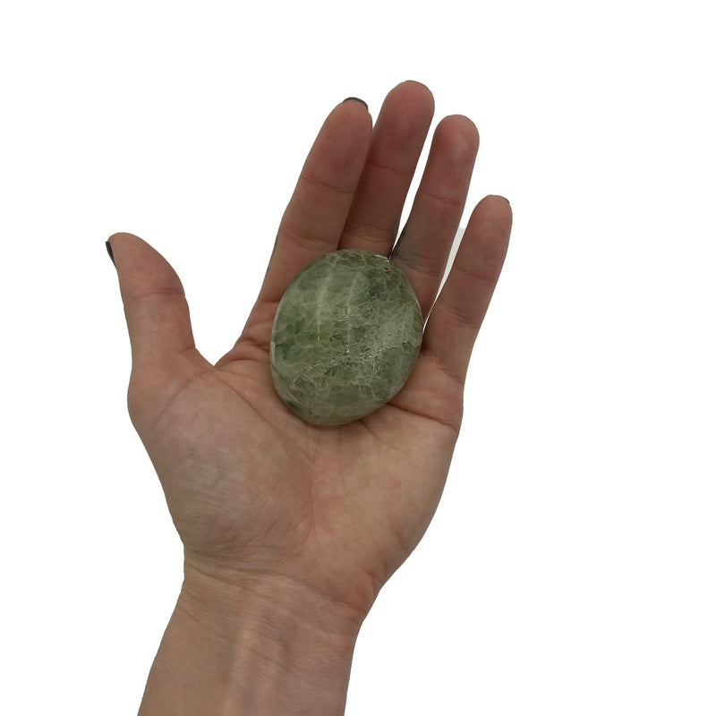 Green Fluorite Palm Stone - East Meets West USA