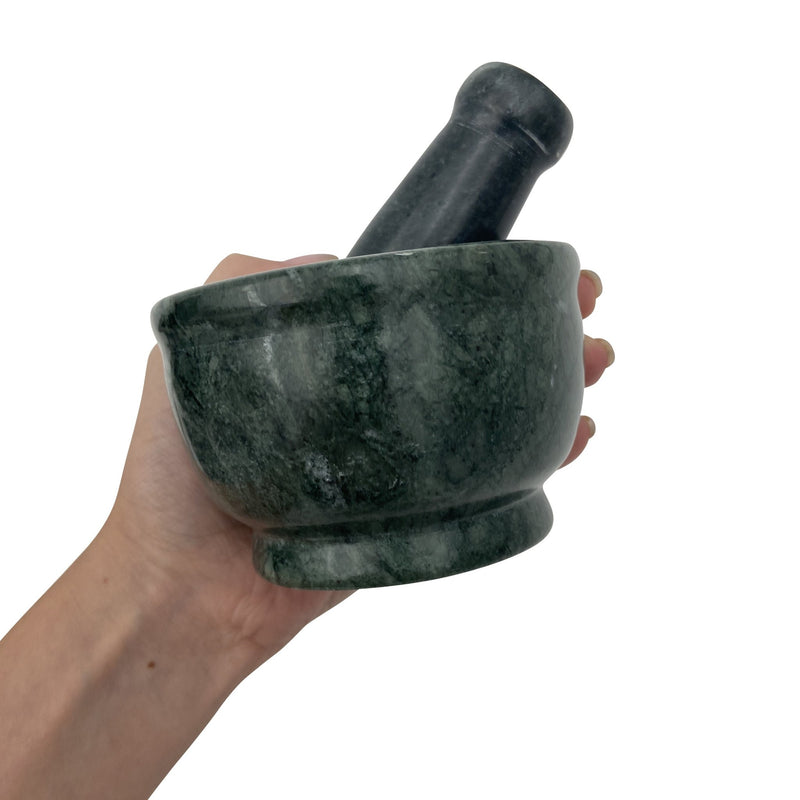 Green Marble Mortar and Pestle - East Meets West USA