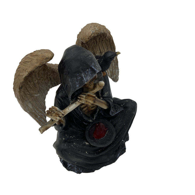 Grim Reaper Playing Flute LED Figurine - East Meets West USA