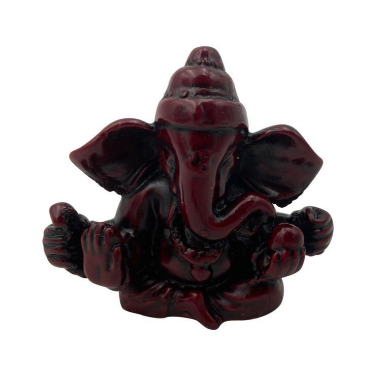 Hand Carved Wooden Ganesh Figurine - East Meets West USA