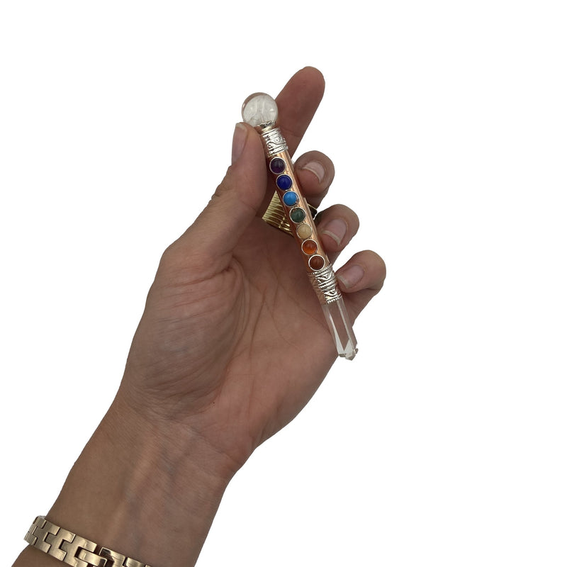 Healing Metal Chakra Wand - East Meets West USA