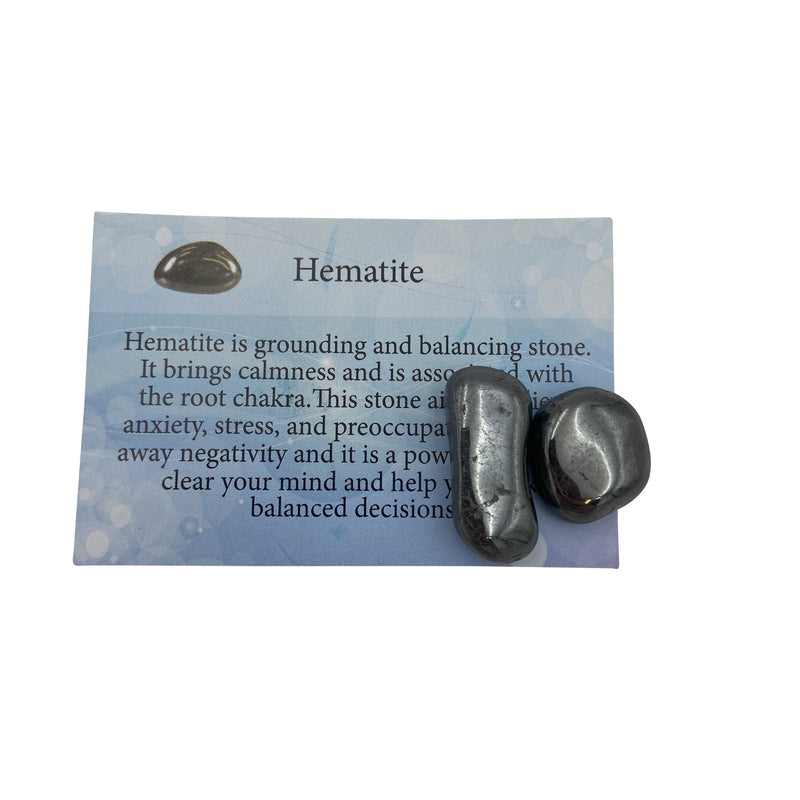 Hematite Information Card - East Meets West USA