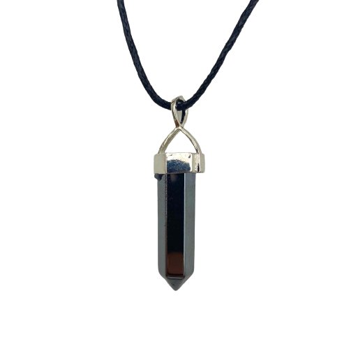 Hematite Point Pendent Necklace - East Meets West USA